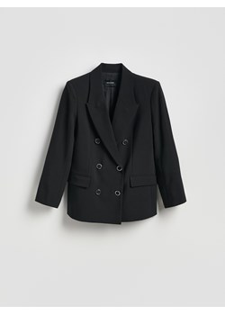 Reserved - Dwurzędowa marynarka - czarny ze sklepu Reserved w kategorii Marynarki damskie - zdjęcie 189274806