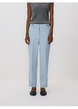 Reserved - Spodnie w kant - jasnoniebieski ze sklepu Reserved w kategorii Spodnie damskie - zdjęcie 189274859