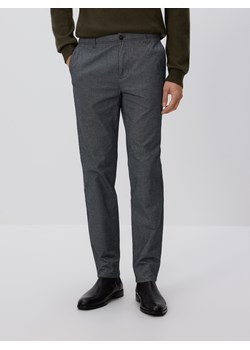 Reserved - Spodnie chino slim fit - ciemnoszary ze sklepu Reserved w kategorii Spodnie męskie - zdjęcie 189275265