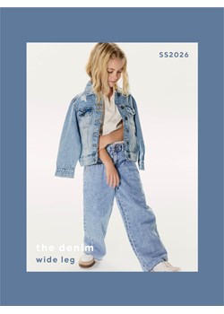 Reserved - Jeansy wide leg - niebieski ze sklepu Reserved w kategorii Spodnie dziewczęce - zdjęcie 189275415
