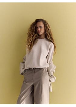 Reserved - Bluza z haftem - beżowy ze sklepu Reserved w kategorii Bluzy damskie - zdjęcie 189275709