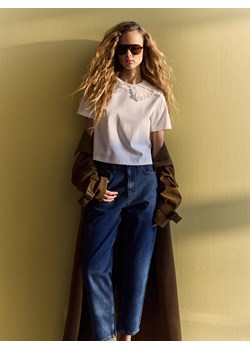 Reserved - Jeansy mom fit - niebieski ze sklepu Reserved w kategorii Jeansy damskie - zdjęcie 189275828