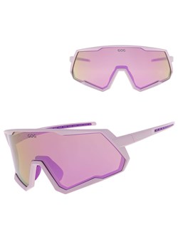 Duże okulary przeciwsłoneczne sportowe GOG E608-3 fioletowe ze sklepu Stylion w kategorii Okulary przeciwsłoneczne męskie - zdjęcie 189276319