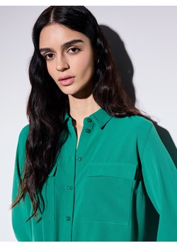 Mohito - Koszula regular fit - zielony ze sklepu Mohito w kategorii Koszule damskie - zdjęcie 189276376