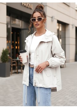 Kurtka damska przejściowa BELART biała Dstreet TY4272 ze sklepu DSTREET.PL w kategorii Kurtki damskie - zdjęcie 189276729