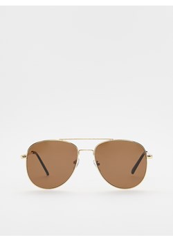 Reserved - Okulary przeciwsłoneczne - brązowy ze sklepu Reserved w kategorii Okulary przeciwsłoneczne damskie - zdjęcie 189276955