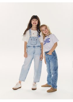 Reserved - Jeansowe ogrodniczki - niebieski ze sklepu Reserved w kategorii Spodnie dziewczęce - zdjęcie 189276969