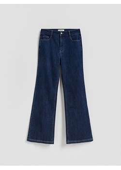 Reserved - Jeansy flare - granatowy ze sklepu Reserved w kategorii Jeansy damskie - zdjęcie 189277256