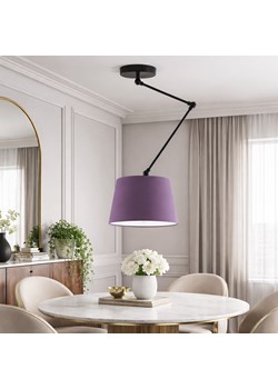 Designerska lampa sufitowa z fioletowym abażurem na przegubach JUMA ze sklepu Lysne w kategorii Lampy dziecięce - zdjęcie 189277999