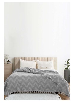 Elizabed Narzuta "Naomi" w kolorze szarym ze sklepu Limango Polska w kategorii Tekstylia - zdjęcie 189278788