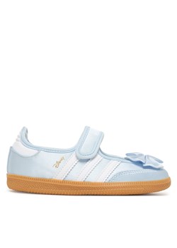 adidas Baleriny Disney Samba Jane IH1755 Błękitny ze sklepu MODIVO w kategorii Balerinki dziecięce - zdjęcie 189279029