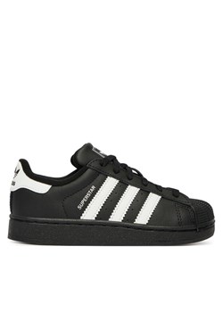 adidas Sneakersy Superstar II C JH9981 Czarny ze sklepu MODIVO w kategorii Buty sportowe dziecięce - zdjęcie 189279076