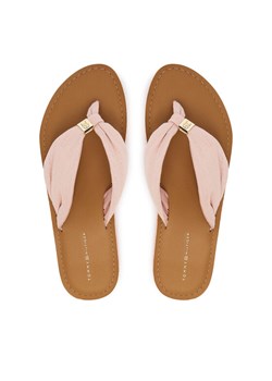 Tommy Hilfiger Japonki Th Ltr Footbed Summer Sandal FW0FW09194 Różowy ze sklepu MODIVO w kategorii Klapki damskie - zdjęcie 189279085