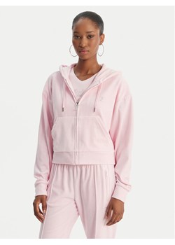 Juicy Couture Bluza Iccle JCWAS126304 Różowy Oversize ze sklepu MODIVO w kategorii Bluzy damskie - zdjęcie 189279097