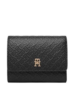 Tommy Hilfiger Portfel Th Icon Trifold Mono AW0AW18484 Czarny ze sklepu MODIVO w kategorii Portfele damskie - zdjęcie 189279757