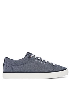 Tommy Hilfiger Tenisówki Th Hi Vulc Core Low Chambray FM0FM05818 Niebieski ze sklepu MODIVO w kategorii Trampki męskie - zdjęcie 189279905