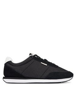 Calvin Klein Sneakersy Retro Runner Ripstop Aop Ny HM0HM02140 Czarny ze sklepu MODIVO w kategorii Buty sportowe męskie - zdjęcie 189279919