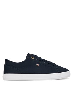 Tommy Hilfiger Sneakersy Th Foxing Sneaker Canvas FW0FW09170 Granatowy ze sklepu MODIVO w kategorii Buty sportowe damskie - zdjęcie 189279929