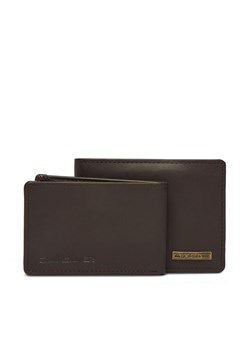 Portfel Quiksilver Gutherie  EQYAA03960 Brązowy ze sklepu eobuwie.pl w kategorii Portfele męskie - zdjęcie 189281269