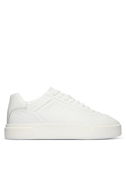 Sneakersy Calvin Klein Beasket Cup Oxf Lup Hf Aop Lth HM0HM02132 Biały ze sklepu eobuwie.pl w kategorii Buty sportowe męskie - zdjęcie 189281278