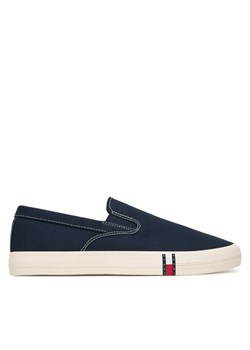 Tenisówki Tommy Jeans Archive Vulc. Y2K Slip On EM0EM01675 Granatowy ze sklepu eobuwie.pl w kategorii Trampki męskie - zdjęcie 189281296