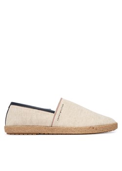 Espadryle Tommy Hilfiger Hilfiger Chambray Espadrille FM0FM05793 Écru ze sklepu eobuwie.pl w kategorii Espadryle męskie - zdjęcie 189281317