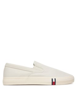Tenisówki Tommy Jeans Archive Vulc. Y2K Slip On EM0EM01675 Biały ze sklepu eobuwie.pl w kategorii Trampki męskie - zdjęcie 189281367