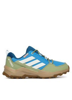 Trekkingi adidas Terrex Ax4R Rain.Rdy JR6639 Niebieski ze sklepu eobuwie.pl w kategorii Buty sportowe dziecięce - zdjęcie 189281368