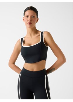 Guess Top 181230 Czarny Classic Fit ze sklepu MODIVO w kategorii Bluzki damskie - zdjęcie 189282945