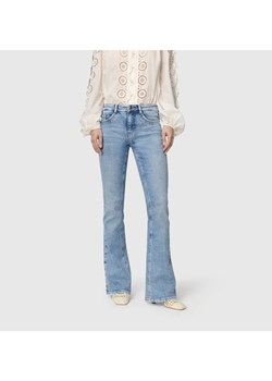 MAC Dżinsy - Detroit Flared Kobiety Jeansy light stone jednolity ze sklepu vangraaf w kategorii Jeansy damskie - zdjęcie 189283227