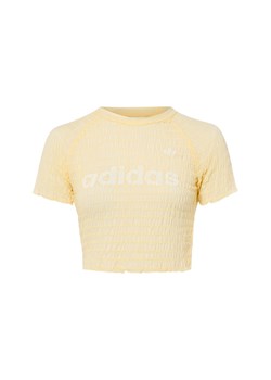 adidas Originals Koszulka damska Kobiety żółty jednolity ze sklepu vangraaf w kategorii Bluzki damskie - zdjęcie 189283237