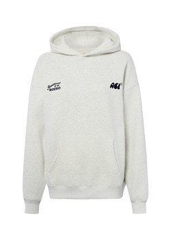 Another Cotton Lab Damska bluza z kapturem - Another Rodeo Kobiety jasny szary nadruk ze sklepu vangraaf w kategorii Bluzy damskie - zdjęcie 189283248
