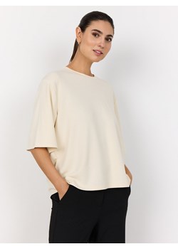 soyaconcept® Koszulka damska - SC-Banu Kobiety beżowy jednolity ze sklepu vangraaf w kategorii Bluzki damskie - zdjęcie 189283269