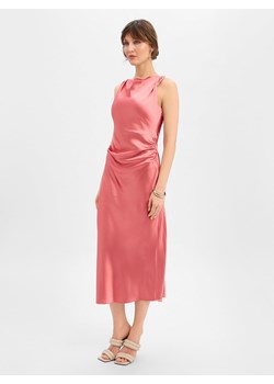 Marie Lund Damska sukienka koktajlowa Kobiety koralowy jednolity ze sklepu vangraaf w kategorii Sukienki - zdjęcie 189283329