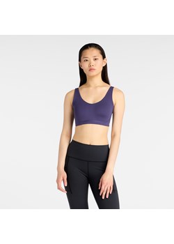 Biustonosz do biegania New Balance WB51052BOY – fioletowy ze sklepu New Balance Poland w kategorii Biustonosze - zdjęcie 189283368