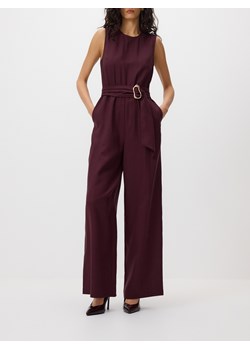 Reserved - Kombinezon z lyocellu - burgundowy ze sklepu Reserved w kategorii Kombinezony damskie - zdjęcie 189283425