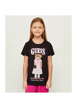 Guess T-shirt | Regular Fit ze sklepu Gomez Fashion Store w kategorii Bluzki dziewczęce - zdjęcie 189283529