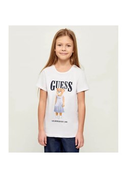 Guess T-shirt | Regular Fit ze sklepu Gomez Fashion Store w kategorii Bluzki dziewczęce - zdjęcie 189283556