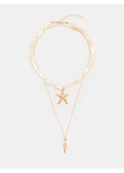 Mohito - Podwójny naszyjnik - wielobarwny ze sklepu Mohito w kategorii Naszyjniki - zdjęcie 189285709