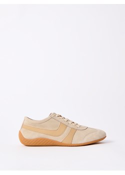 Mohito - Skórzane sneakersy - beżowy ze sklepu Mohito w kategorii Buty sportowe damskie - zdjęcie 189286086