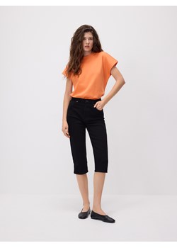 Reserved - Jeansy capri - czarny ze sklepu Reserved w kategorii Jeansy damskie - zdjęcie 189286478