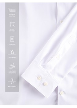 Reserved - Koszula slim fit - biały ze sklepu Reserved w kategorii Koszule męskie - zdjęcie 189286766