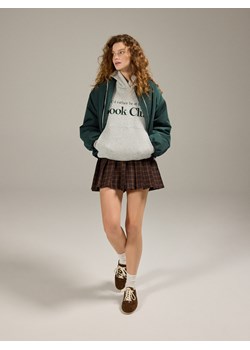 Reserved - Bluza z haftowanym napisem - jasnoszary ze sklepu Reserved w kategorii Bluzy damskie - zdjęcie 189286878