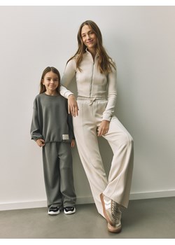 Reserved - Rozpinana bluza z modalem - kremowy ze sklepu Reserved w kategorii Bluzy damskie - zdjęcie 189287045