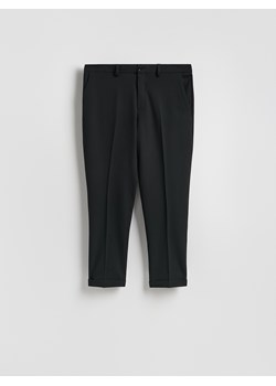 Reserved - Garniturowe spodnie w kant - czarny ze sklepu Reserved w kategorii Spodnie męskie - zdjęcie 189287126