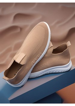 Sinsay - Wsuwane sneakersy - beżowy ze sklepu Sinsay w kategorii Balerinki - zdjęcie 189288828