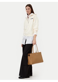 Torebka Tommy Hilfiger Th Legacy Tote AW0AW17197 Brązowy ze sklepu eobuwie.pl w kategorii Torebki damskie - zdjęcie 189288905