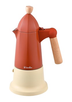 Benetton Kawiarka w kolorze czerwono-beżowym - wys. 30,1 cm ze sklepu Limango Polska w kategorii Dzbanki i zaparzacze - zdjęcie 189288969