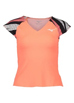 Mizuno Koszulka funkcyjna w kolorze czarno-pomarańczowym ze sklepu Limango Polska w kategorii Bluzki damskie - zdjęcie 189289268