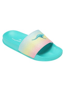 Kangaroos Klapki "K-Slide Shine" w kolorze turkusowym ze wzorem ze sklepu Limango Polska w kategorii Kapcie dziecięce - zdjęcie 189293766